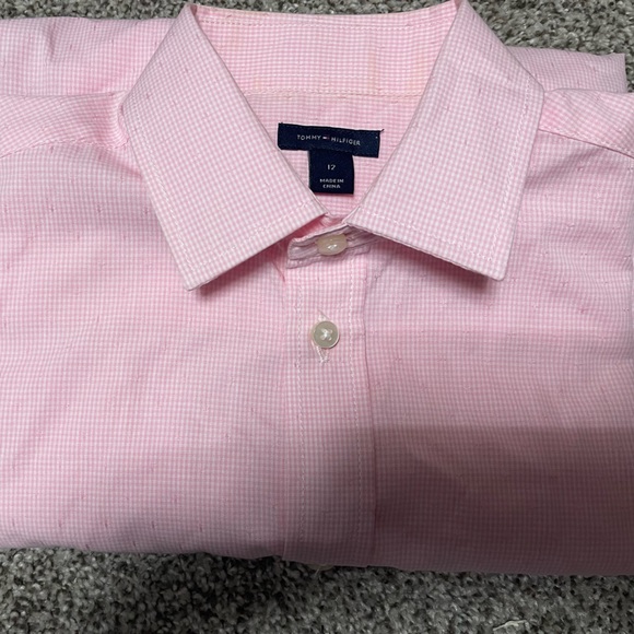 Boys pink button down shirt. - Picture 3 of 3